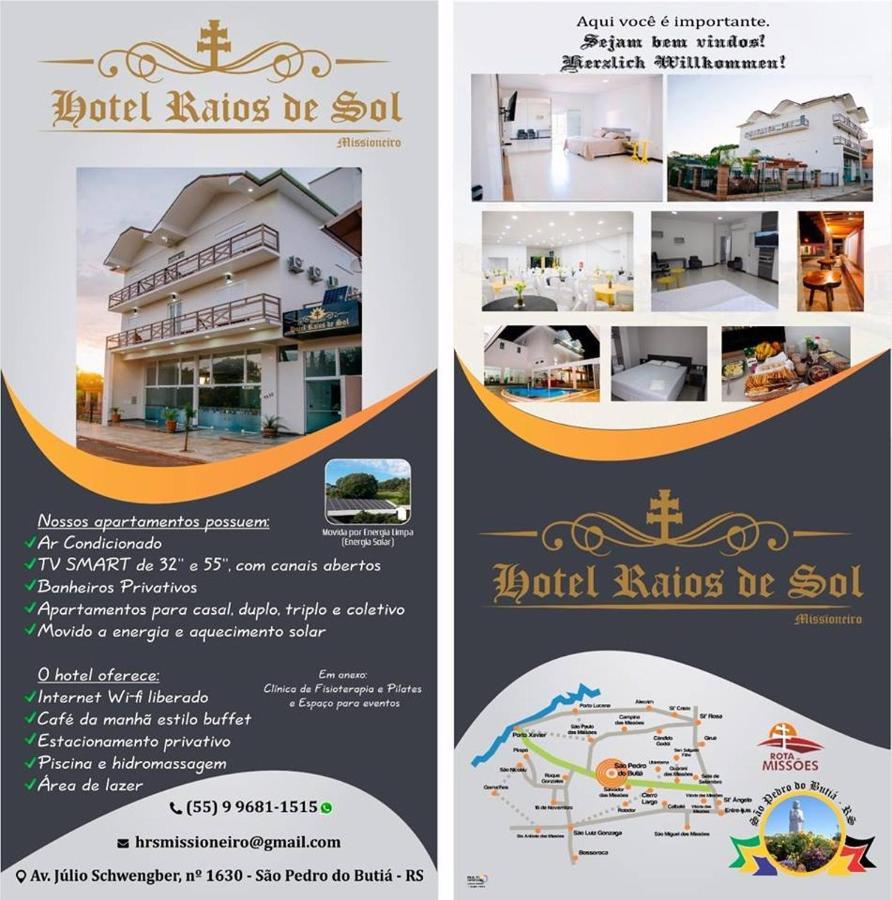 Hotel Raios De Sol Missioneiro Sao Pedro de Butia Buitenkant foto